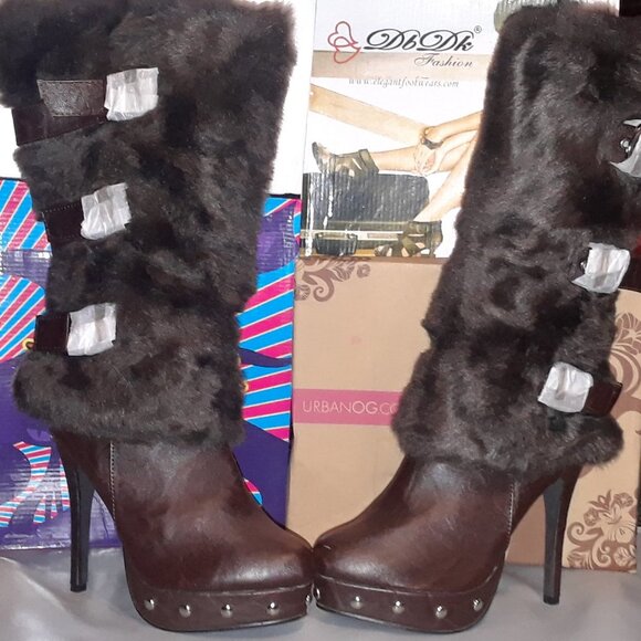 HALF CRAZY FOR YOU  STILETTO BOOT  ( BRAND NEW !!! ) - Picture 1 of 3